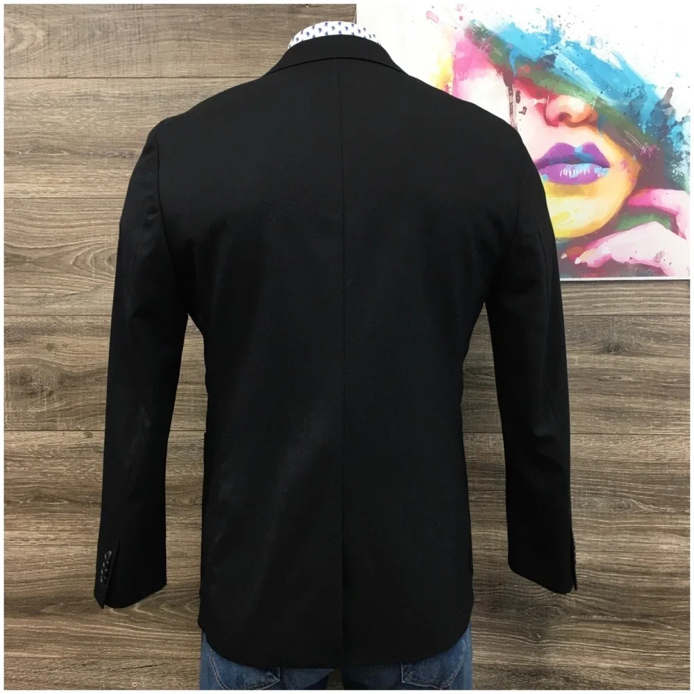BANANA REPUBLIC Mens Double Breasted Blazer Sport Coat Casual Jacket 42R Suit